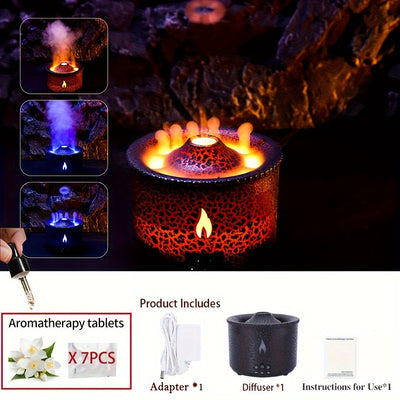 Volcanic Flame Humidifier