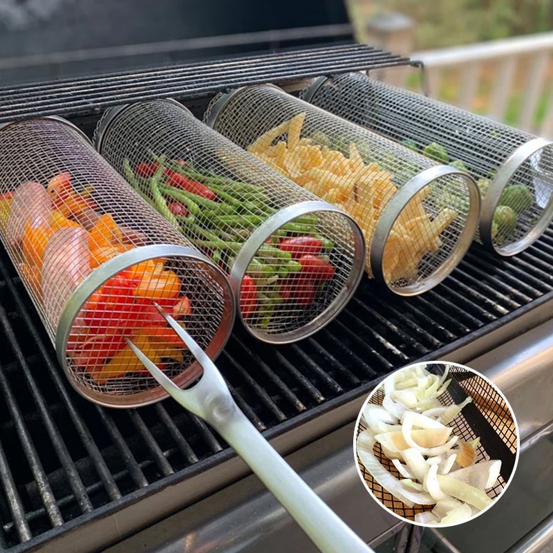 '-Rolling Grilling Basket