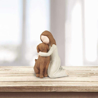 Dog Angel Figurines