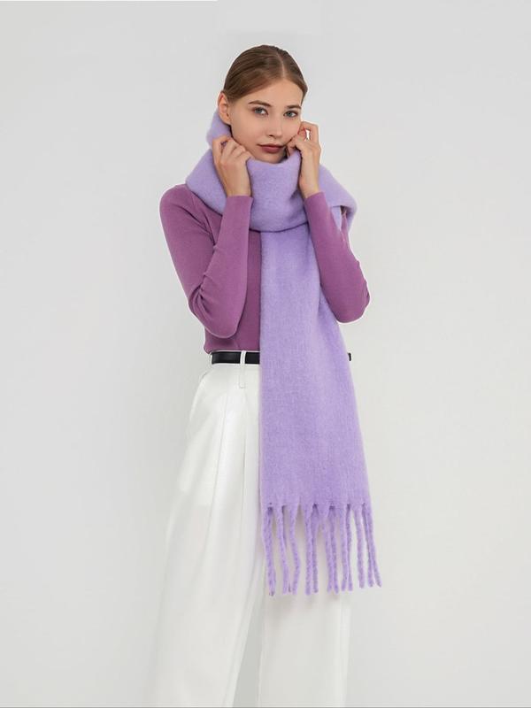 Fashionable thickened women's scarf
