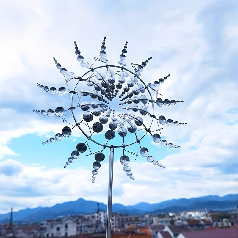Magical Kinetic Metal Windmill
