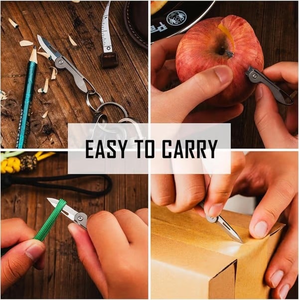 Mini Titanium Alloy Folding Pocket Knife