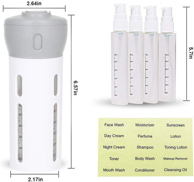 4-in-1 Leak-Proof Travel Liquid Dispenser
