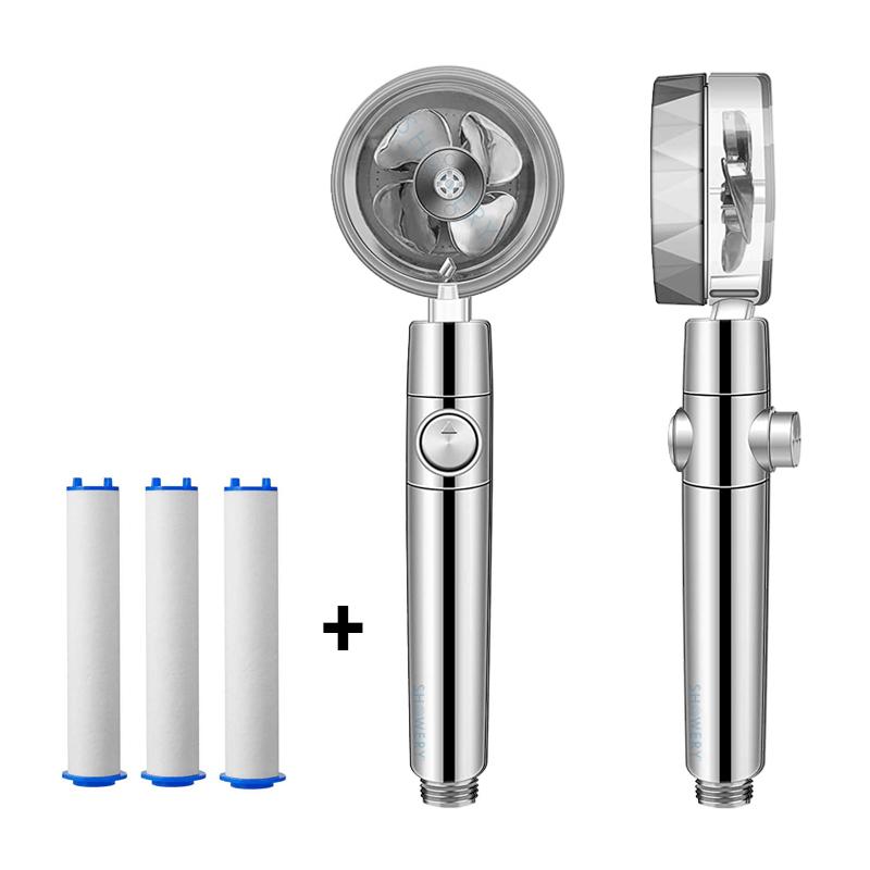 Propeller Driven Shower Head