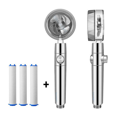 Propeller Driven Shower Head