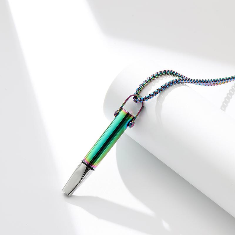 Stainless Steel Breathing Trainer Pendant