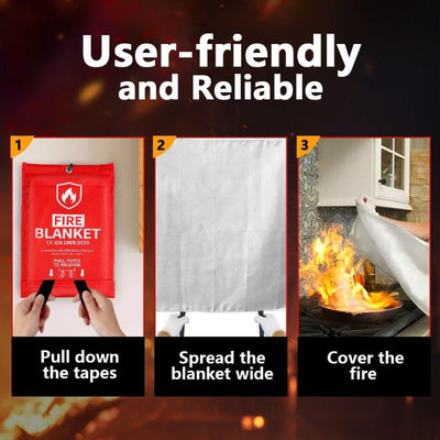 Multi-Purpose Fire Blanket | Essential Fire Safety for Home & Outdoors