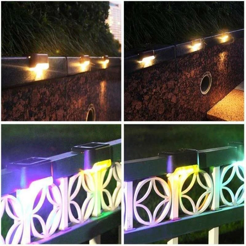 Solar-Powered Outdoor Stair Lights