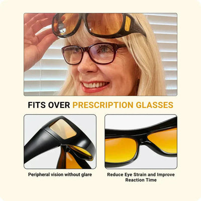 Headlight Glasses - Night Driving Glasses for Glare-Free Vision