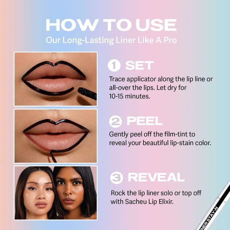 Long-Lasting Peel-Off Lip Liner – 12-Hour Smudge-Proof Wear
