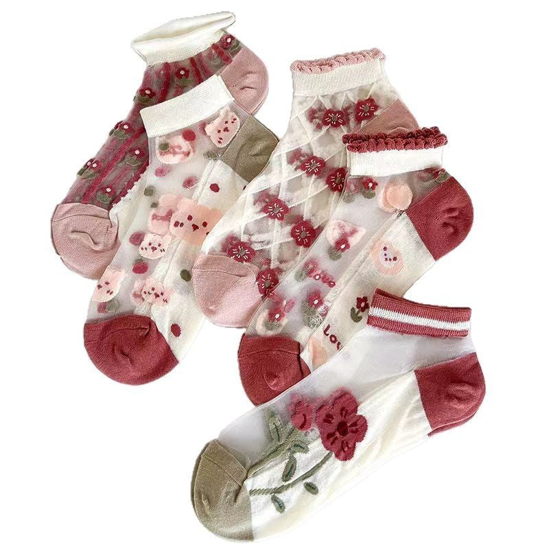 Breathable Mesh Ankle Socks