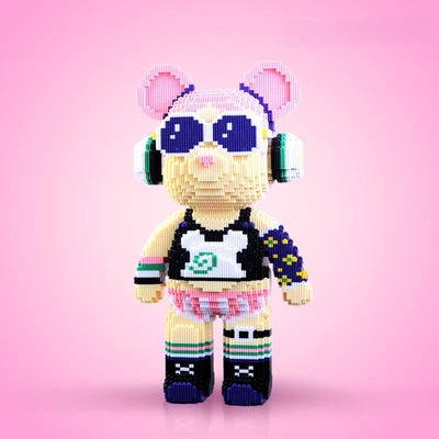 DIY Pixel Art Block Bear Figures – Creative Building & Collectible Display