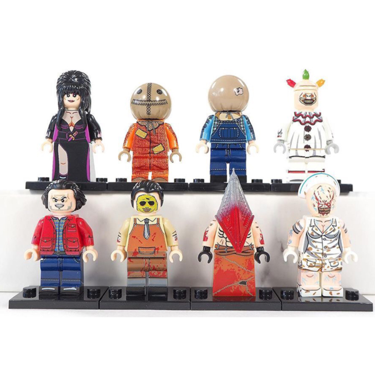 Assorted Halloween Horror Movie Minifigure Set  with Weapons & Accessories