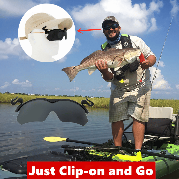 2025 New Polarized Clip Cap Sunglasses