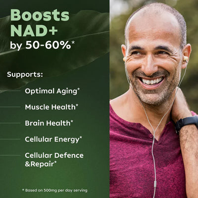 NAD+ Supplement for Skin Aging Support, Energy, and Focus