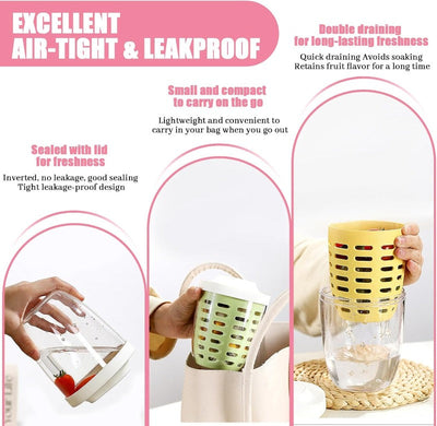 Portable Multi-Purpose Fruit Salad Cup