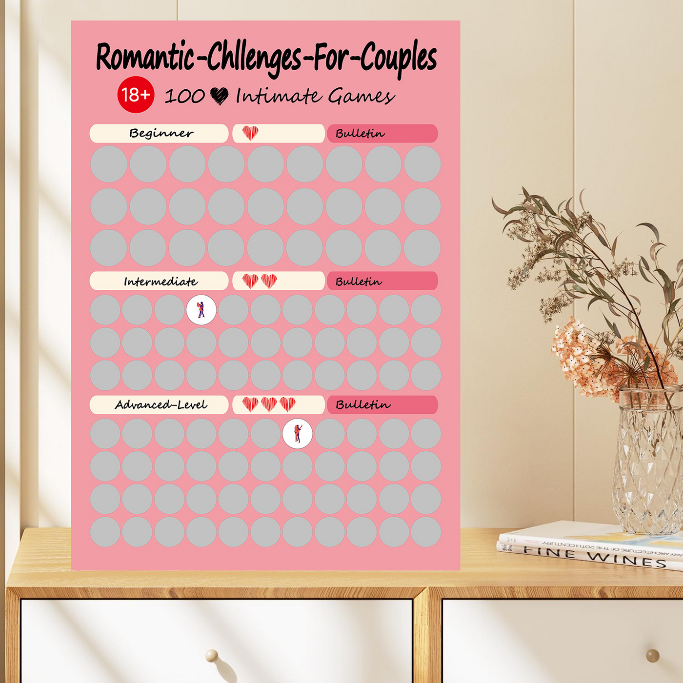 Couples' Adventure Scratch Poster