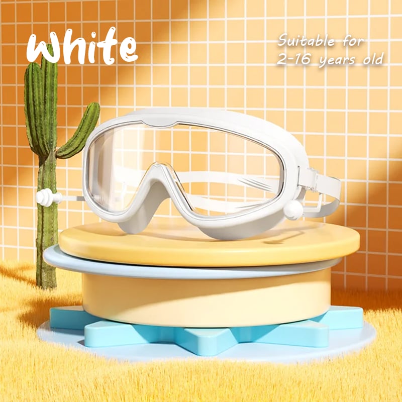 YoPoll HD children's large frame waterproof and anti-fog swimming goggles