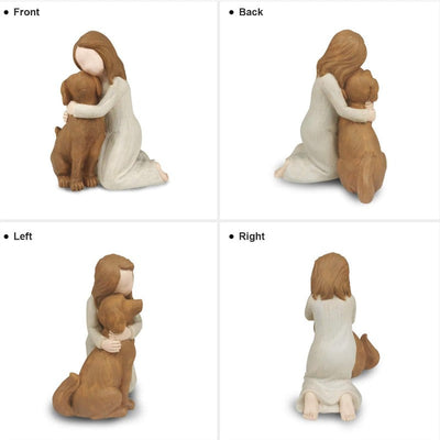 Dog Angel Figurines