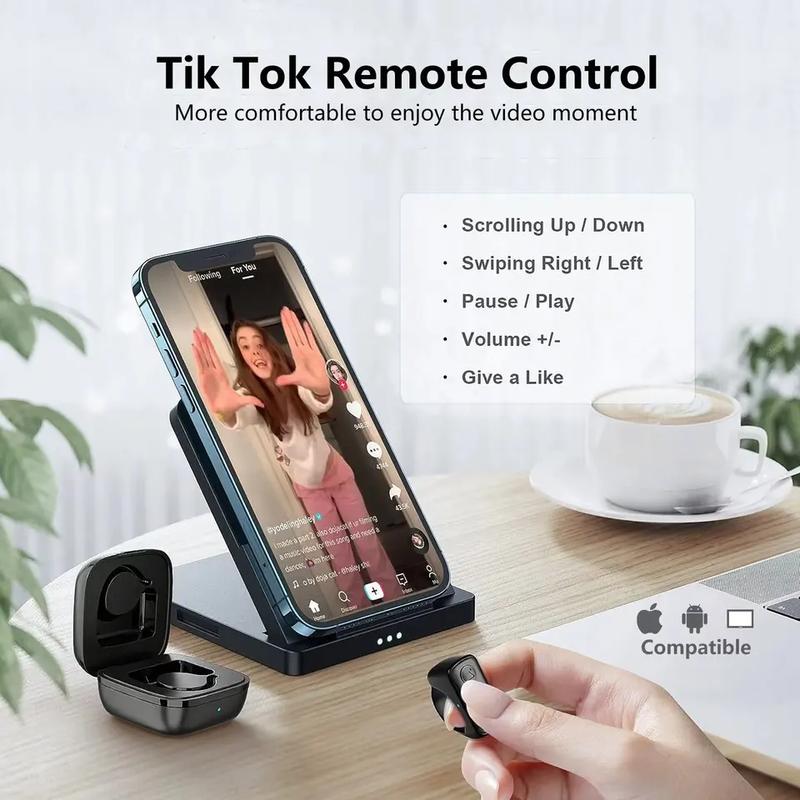 TikTok ring Bluetooth wireless controller.