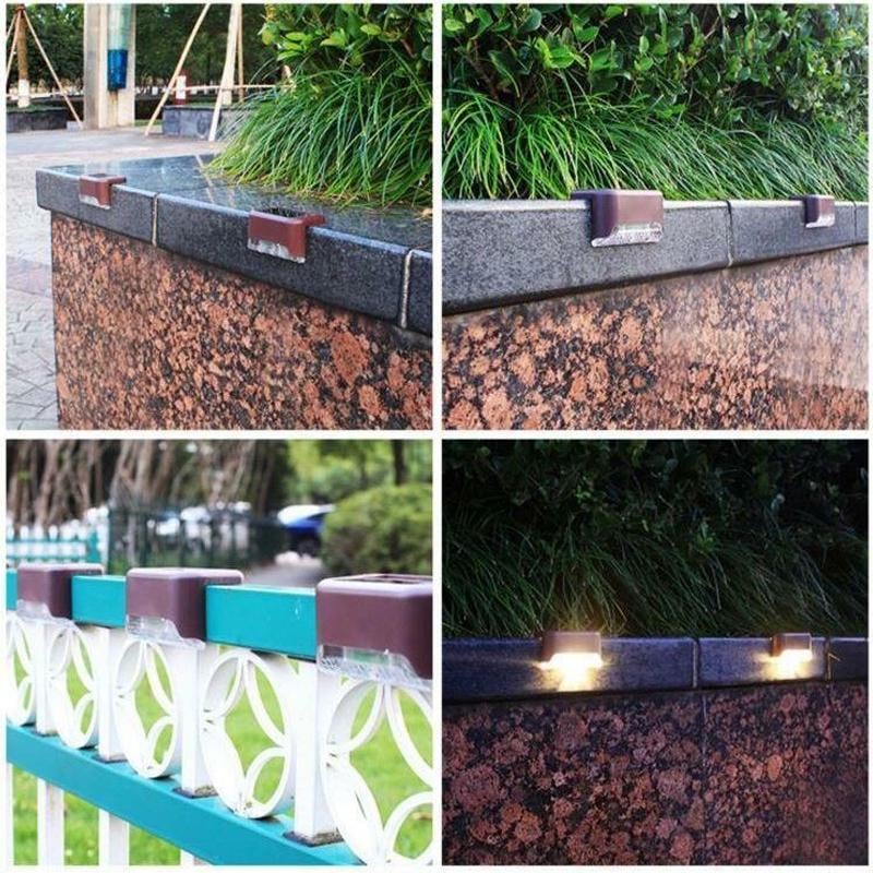 Solar-Powered Outdoor Stair Lights