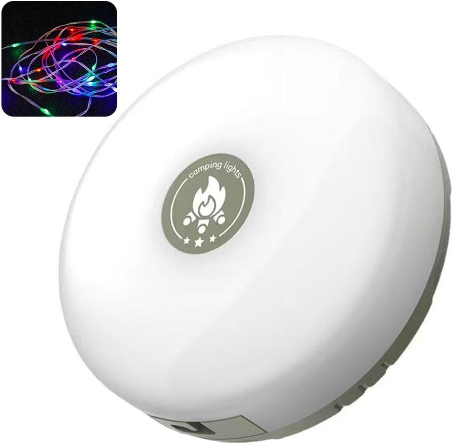 Compact LED Camping Light with USB Rechargeable and Magnetic Base