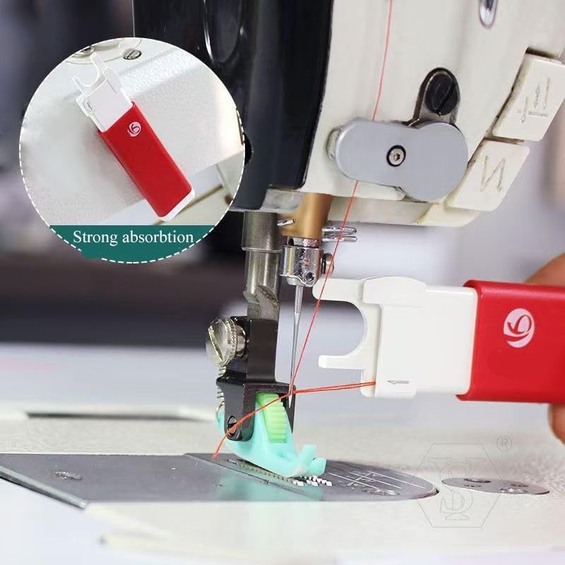 Ergonomic Magnetic Needle Threader for Easy Sewing
