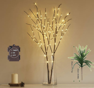 Lighted Brown Branches