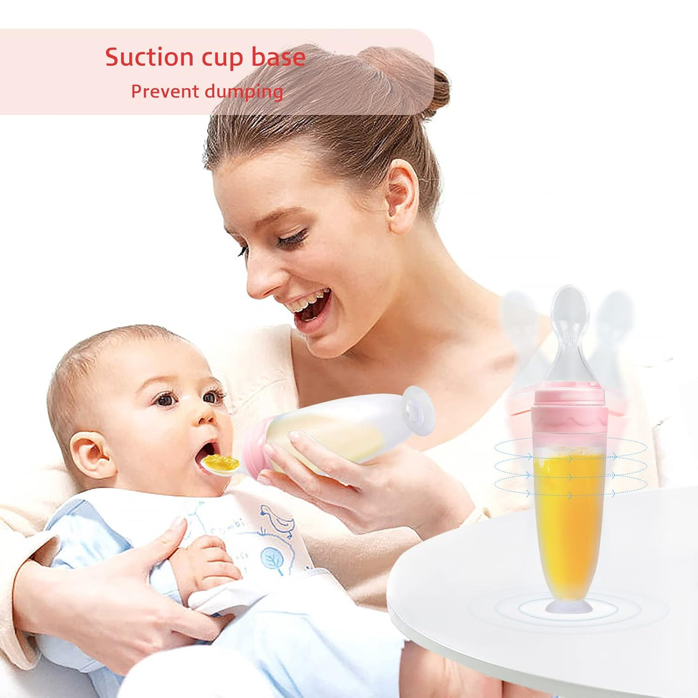 One-Hand Baby Food Squeeze Feeder