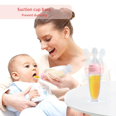 One-Hand Baby Food Squeeze Feeder