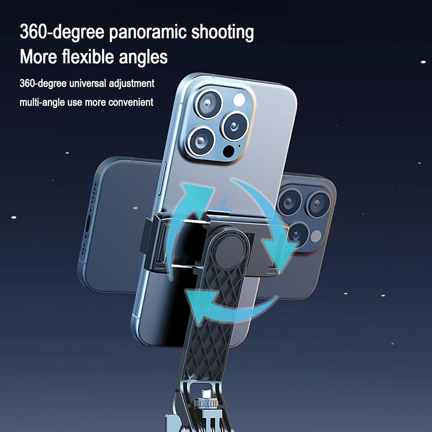 70" Foldable Bluetooth Quad-Pod Selfie Stand