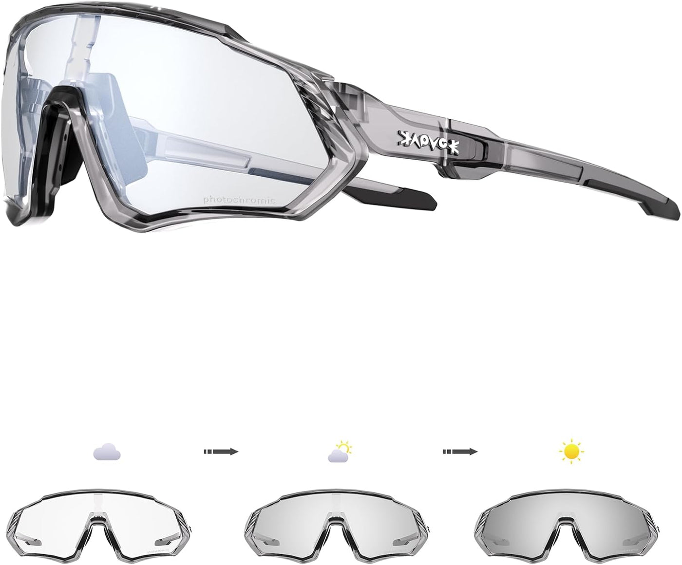 Photochromic Cycling Glasses
