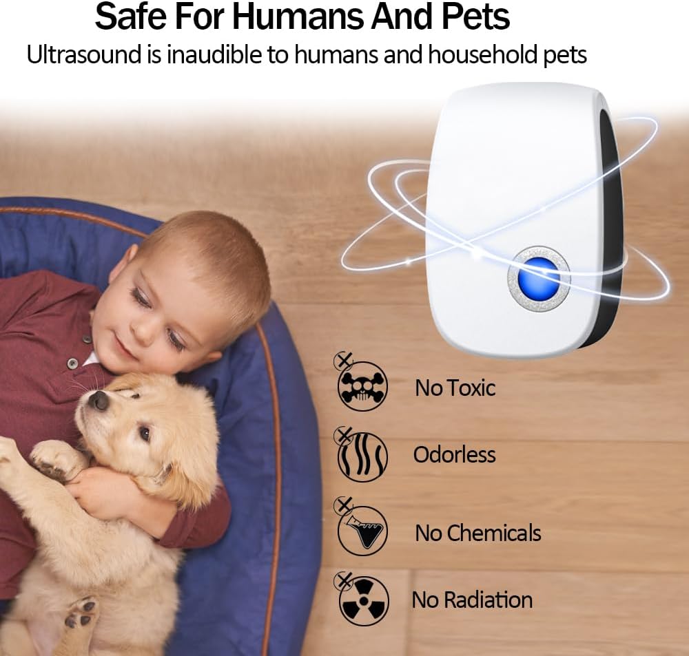 Upgraded Ultrasonic Pest Control Repeller(6 Packs)