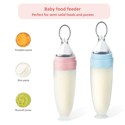 One-Hand Baby Food Squeeze Feeder