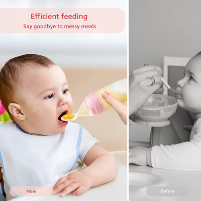 One-Hand Baby Food Squeeze Feeder