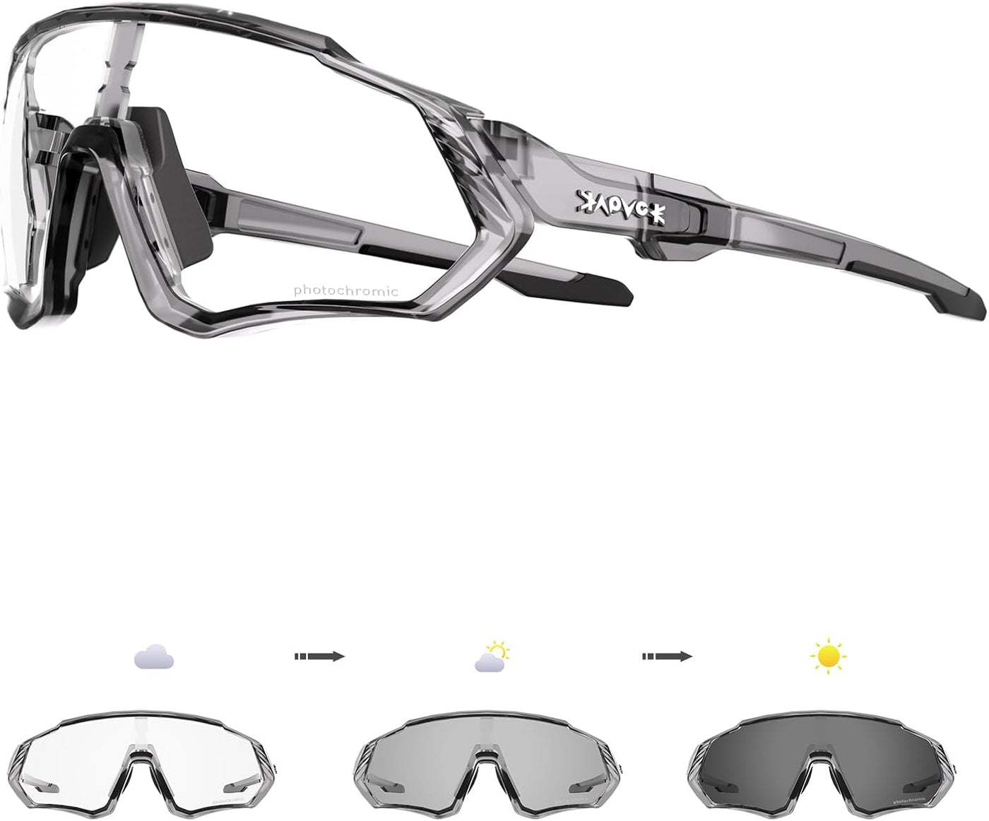 Photochromic Cycling Glasses