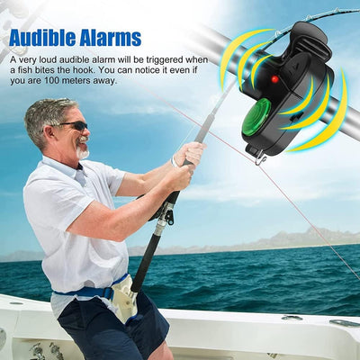 Fishing Alarm with LED Indicator and Adjustable Sensitivity