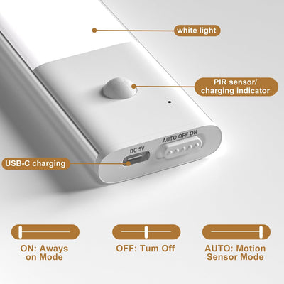 Smart Motion-Sensing LED Under Cabinet Light