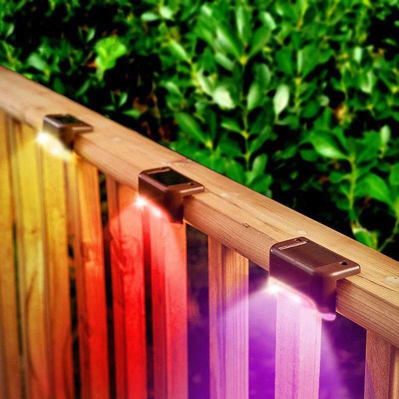Solar-Powered Outdoor Stair Lights