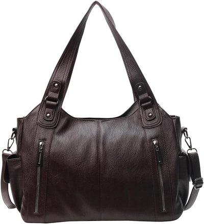 Vegan Leather Slouchy Hobo Bag