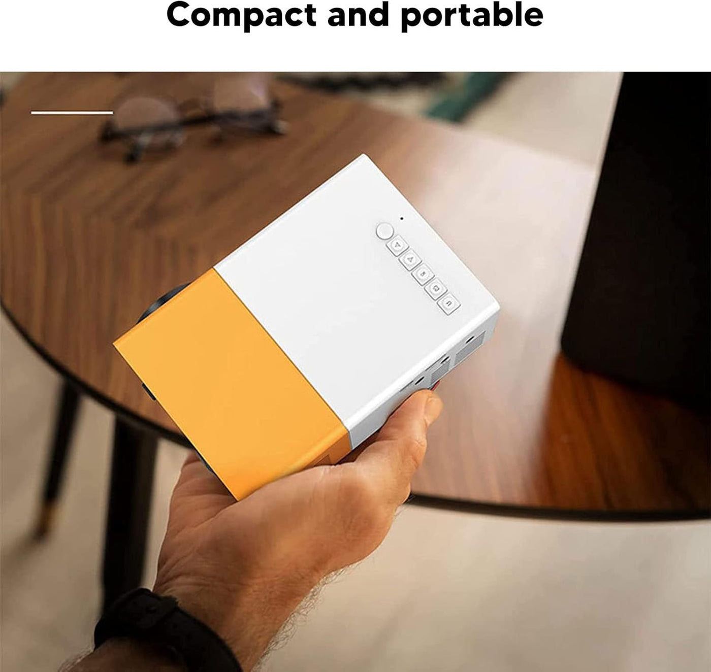 Portable HD Mini Projector for Entertainment Everywhere