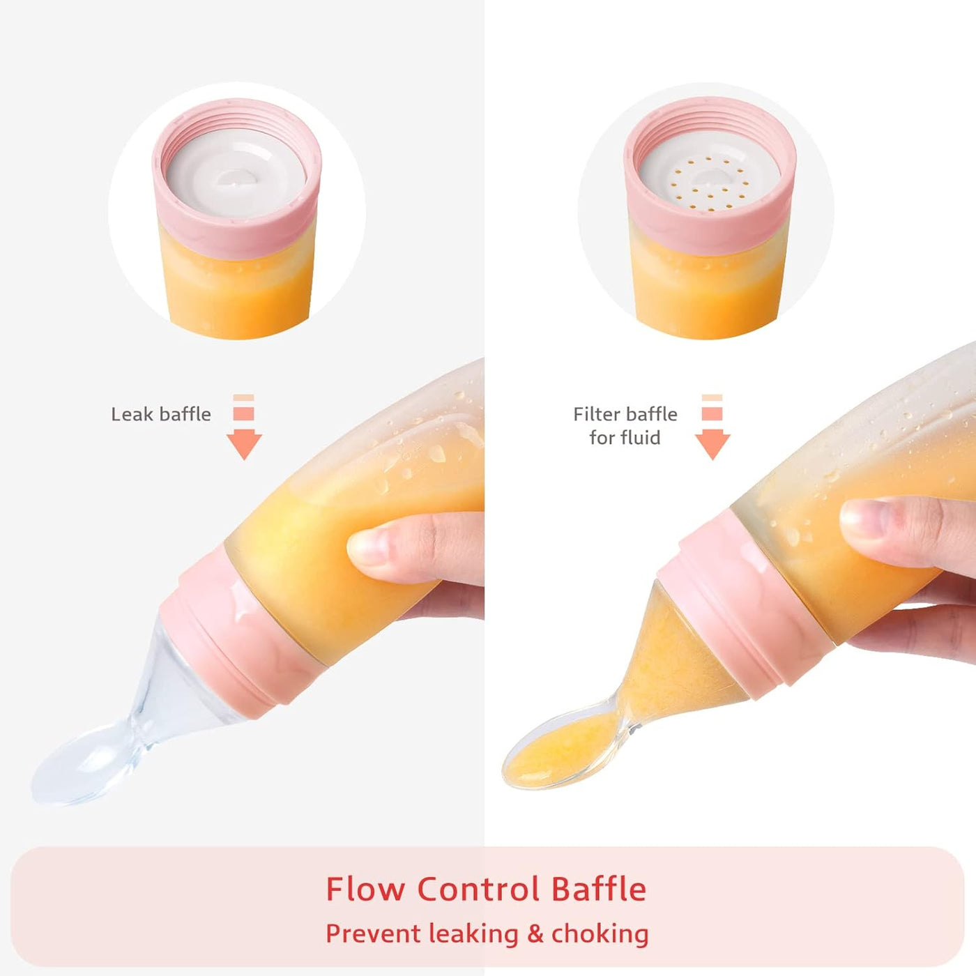 One-Hand Baby Food Squeeze Feeder