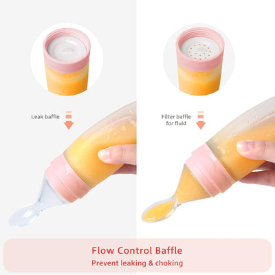 One-Hand Baby Food Squeeze Feeder