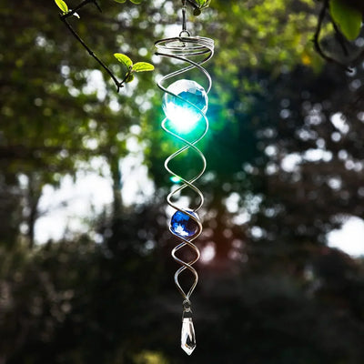 '- Gazing Ball Spiral Tail Wind Spinner Stabilizer