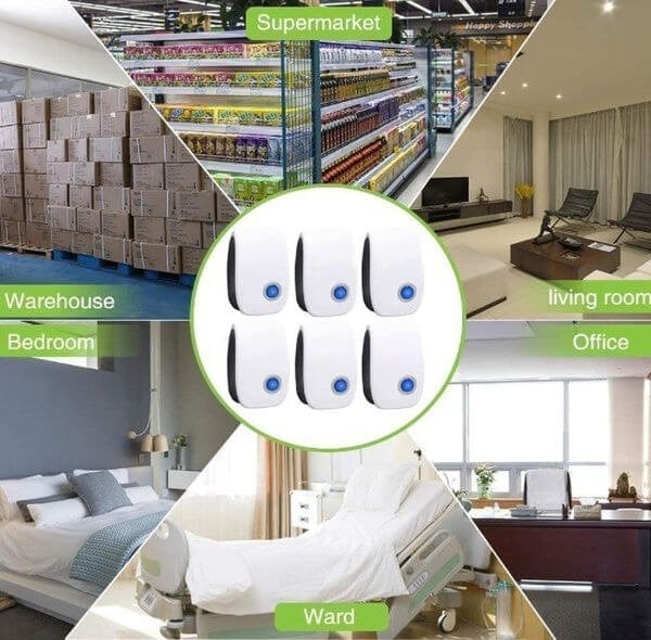 Ultrasonic Pest Repeller for Mosquito, Cockroaches, Rats, Ants, Lizards, Spiders