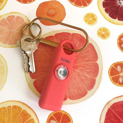 Personal safety alarm keychain.