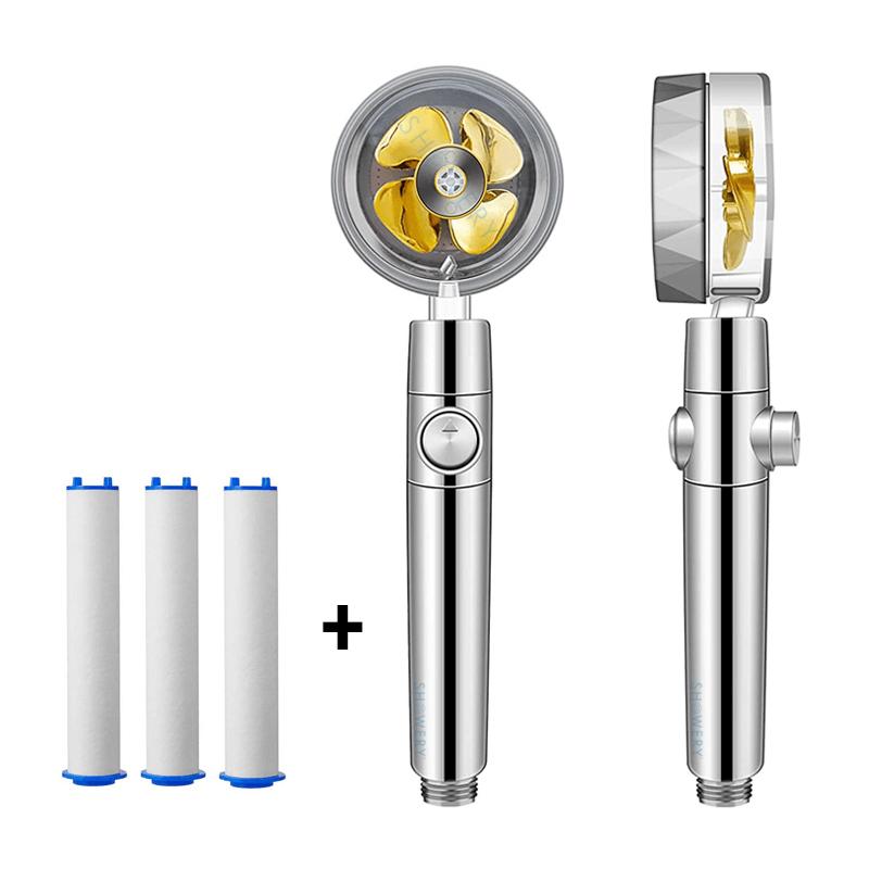 Propeller Driven Shower Head