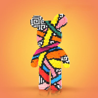 DIY Pixel Art Block Bear Figures – Creative Building & Collectible Display