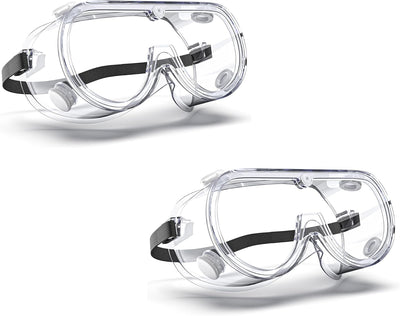 Anti-Fog Safety Goggles Over Glasses