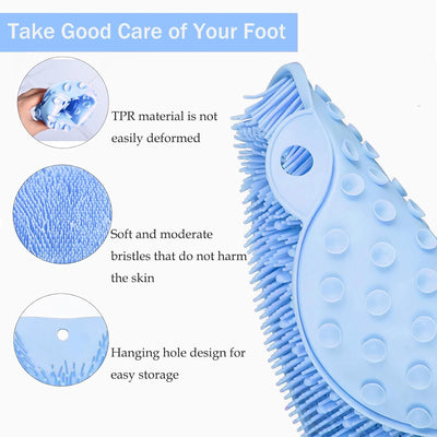 SoleSpa – Hands-Free Silicone Foot Scrubber Mat